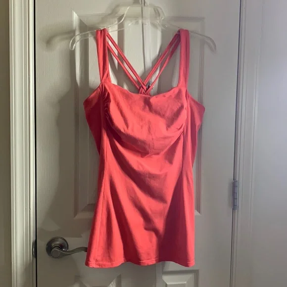 Sexy Orange Express Top with Strapy back - LARGE - Picture 4 of 5